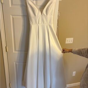 Justin Alexander Wedding dress sleeveless a line